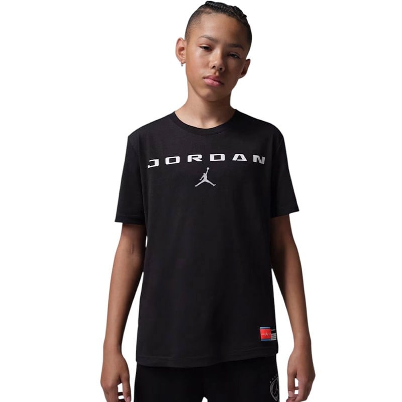 T-SHIRT RAGAZZO JORDAN KIDS BROOKLYN GFX – NERO