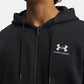 GIACCA FELPA UOMO UNDER ARMOUR ICON FLEECE IN MISTO COTONE – NERO