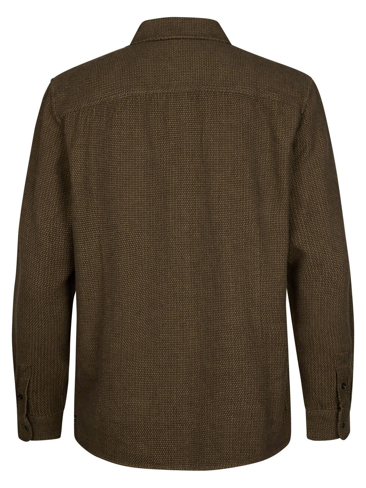 CAMICIA UOMO A MANICHE LUNGHE PETROL INDUSTRIES – MARRONE