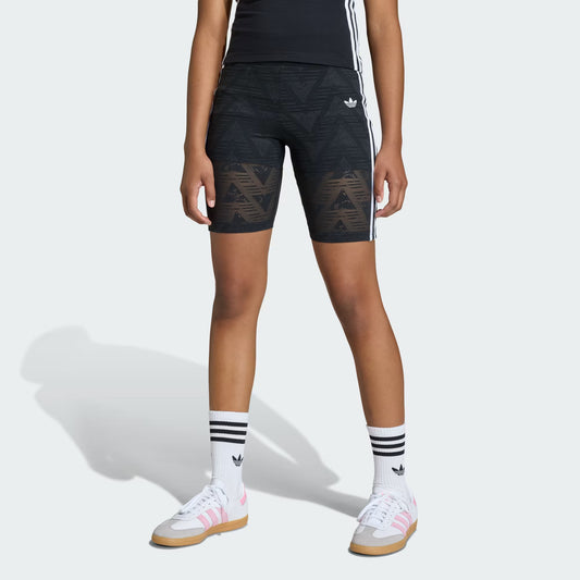 SHORT GIRLS LACE CYCLING 3 STRIPES