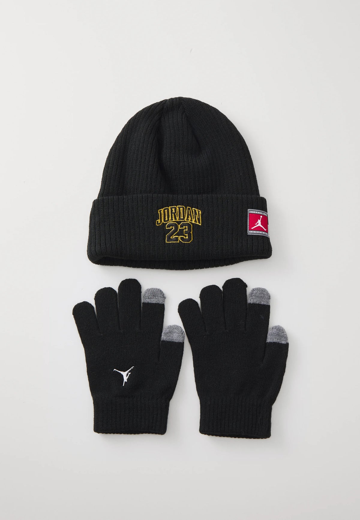 SET RAGAZZO JORDAN 23 CUFFIA E GUANTI – NERO