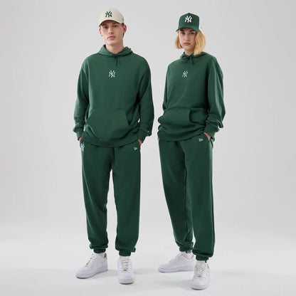FELPA CON CAPPUCCIO NEW ERA NEW YORK YANKEES ESSENTIAL FLEECE – VERDE SCURO