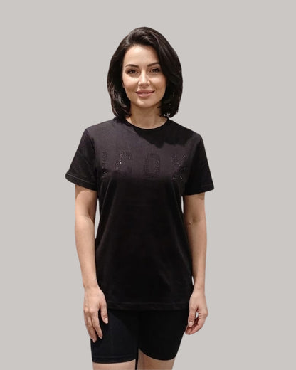 T-SHIRT STRASS LOGO