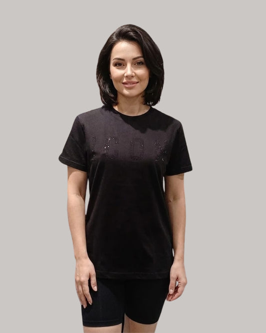 T-SHIRT STRASS LOGO