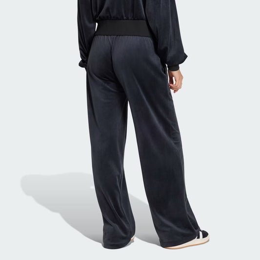PANTALONI TUTA DONNA ADIDAS ESSENTIALS VELOUR – NERO - foto 2