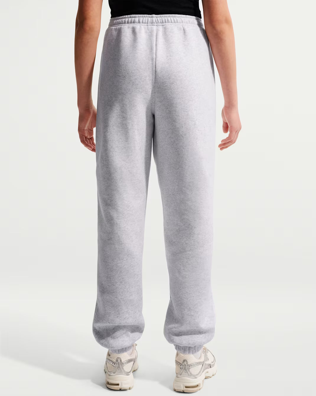 PANTALONI RAGAZZA NIKE STUDIO FLEECE AMPI – GRIGIO