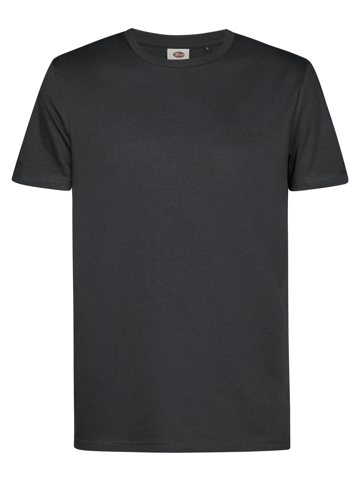 T-SHIRT UOMO IN COTONE PETROL INDUSTRIES GRIGIO ACCIAIO– REGULAR FIT