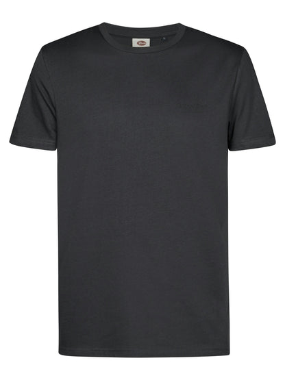 T-SHIRT UOMO IN COTONE PETROL INDUSTRIES GRIGIO ACCIAIO– REGULAR FIT
