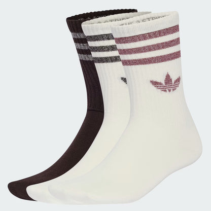 CALZE GLITTER 3 STRIPES