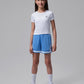 T-SHIRT RAGAZZA JORDAN JUMPMAN SPORT RIBBED – BIANCO