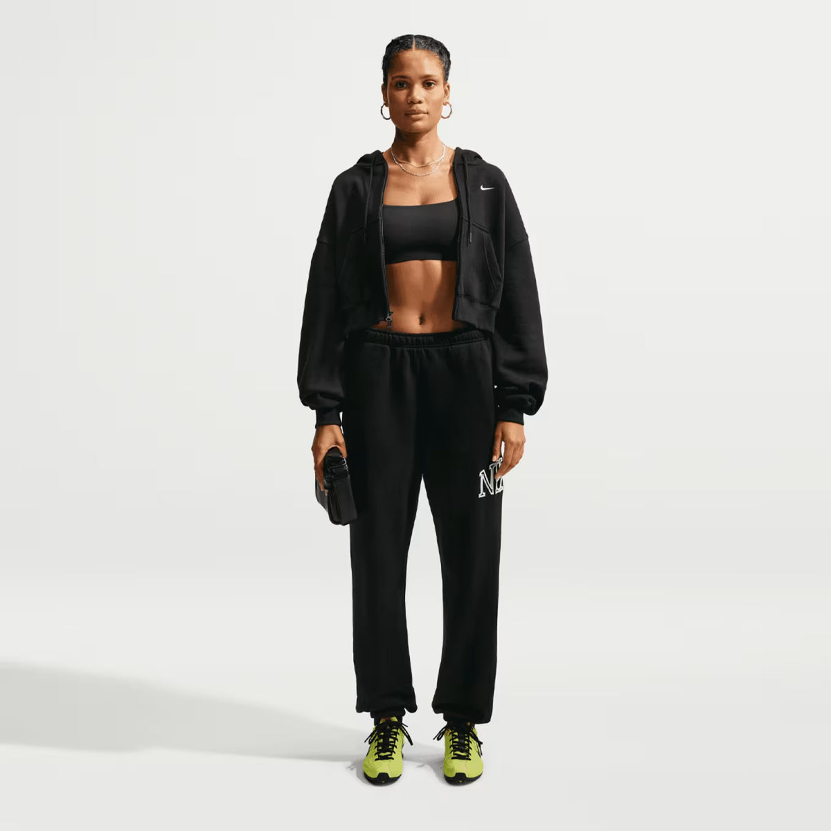 FELPA STUDIO OVERSIZED CROPPED FLEECE