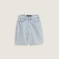 SHORT BOYS CHECK-5 BAGGY DENIM