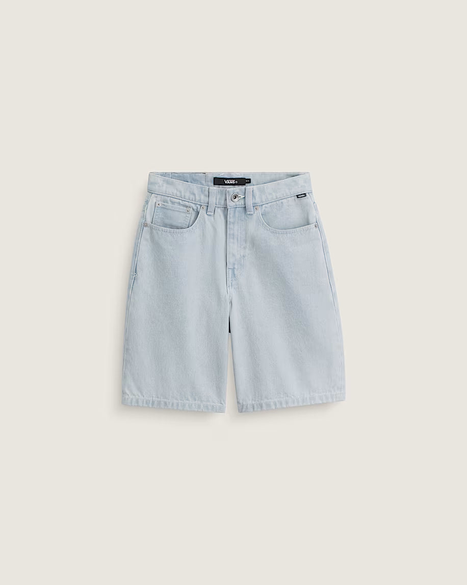 SHORT BOYS CHECK-5 BAGGY DENIM