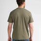 T-SHIRT UOMO IN COTONE PETROL INDUSTRIES MOSSY STONE– REGULAR FIT CON STAMPA PETTO
