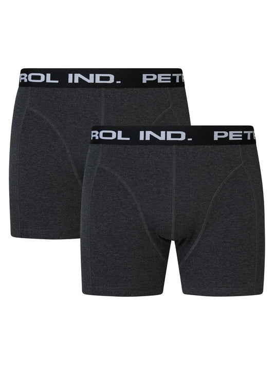 BOXER UOMO PETROL INDUSTRIES IN COTONE ELASTICIZZATO 2 PAIA – GRIGIO