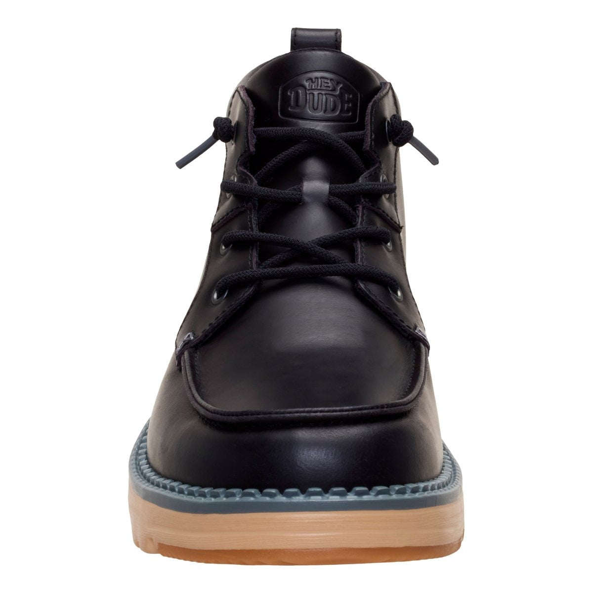 POLACCHINE UOMO HEY DUDE FLINT BOOT LEATHER – NERO