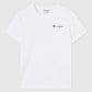 T-SHIRT DONNA CHAMPION SLIM FIT LOGO SCRIPT – BIANCO