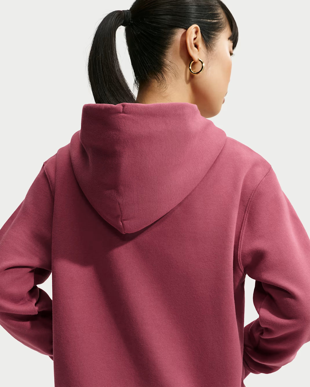 FELPA DONNA NIKE STUDIO FLEECE FULL-ZIP – ROSA SMOKE