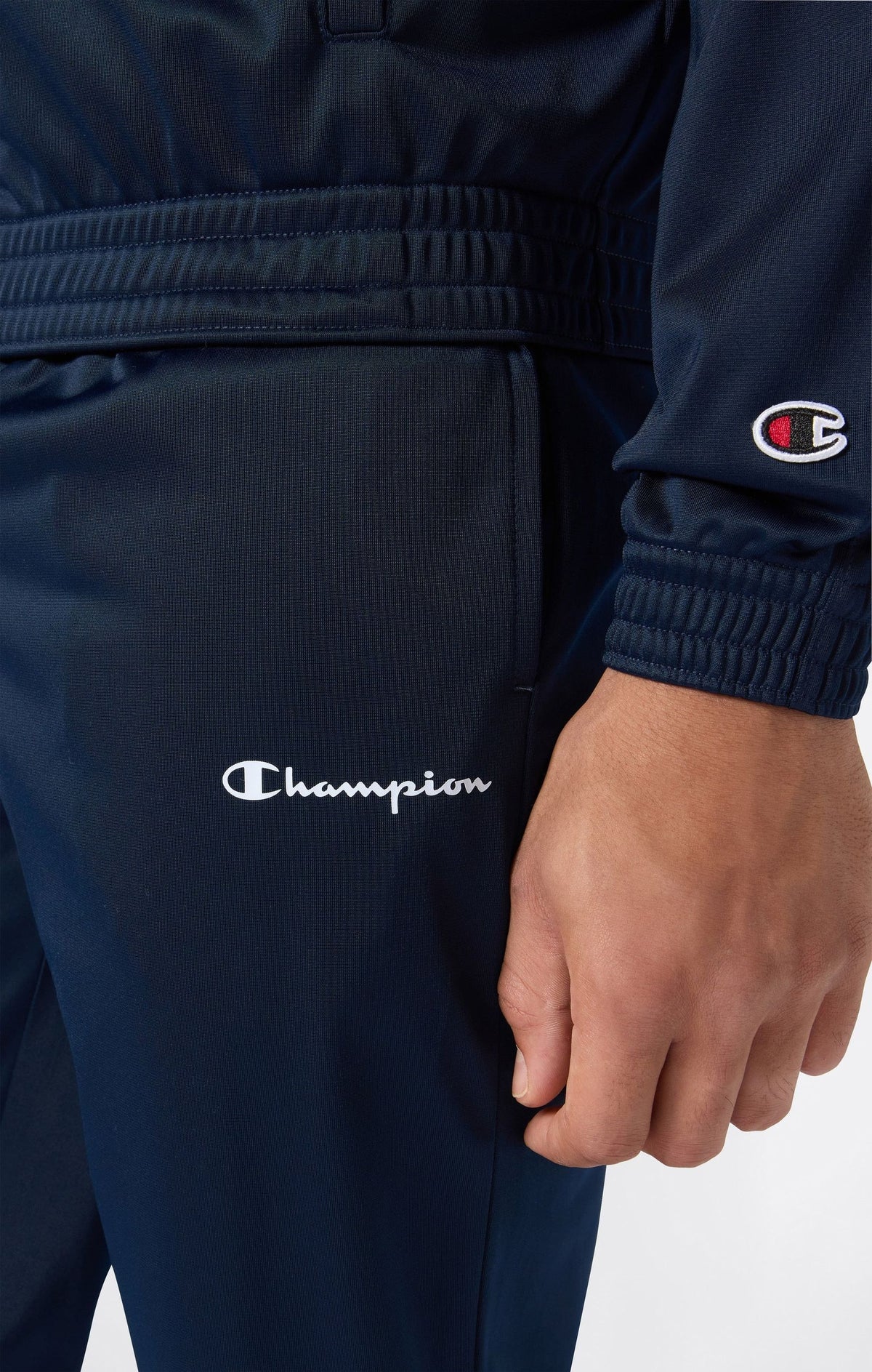 TUTA UOMO CHAMPION ACETATA FULL ZIP – BLU