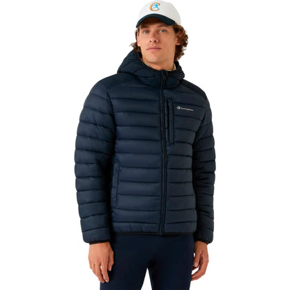 GIACCA UOMO CHAMPION IMBOTTITA CON CAPPUCCIO – BLU