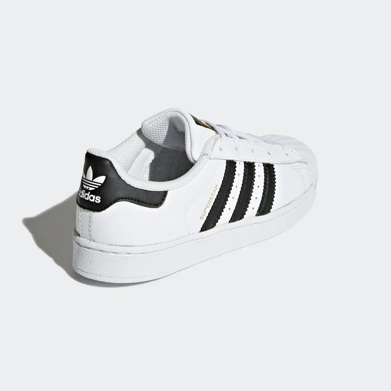 SNEAKERS BAMBINO ADIDAS SUPERSTAR PELLE – BIANCO E NERO - foto 5