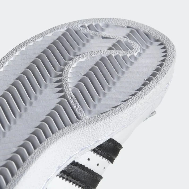 SNEAKERS BAMBINO ADIDAS SUPERSTAR PELLE – BIANCO E NERO - foto 7