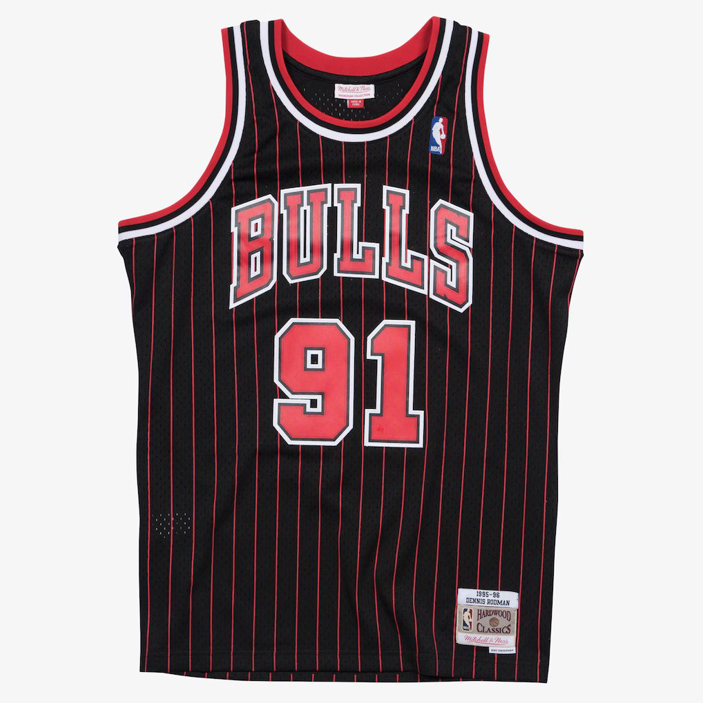 CANOTTA NBA CHICAGO BULLS 1995-96 DENNIS RODMAN