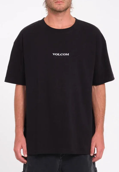 T-SHIRT UOMO VOLCOM STONE OVERSIZE – NERO