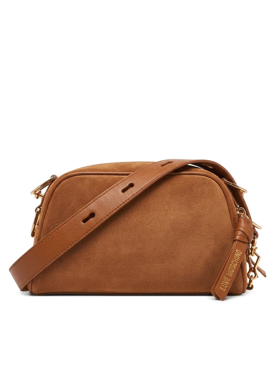 BORSA DONNA LOVE MOSCHINO TRACOLLA ZIP IN VELOUR