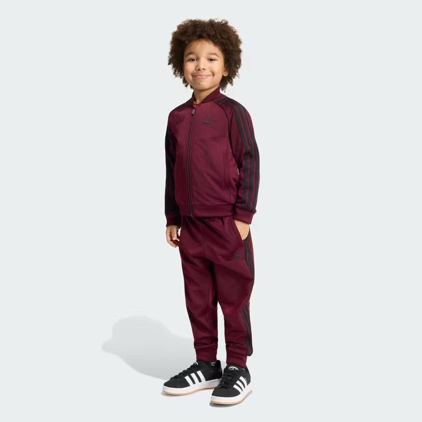 TUTA BAMBINO ADIDAS ORIGINALS SST TRICOT – BORDEAUX