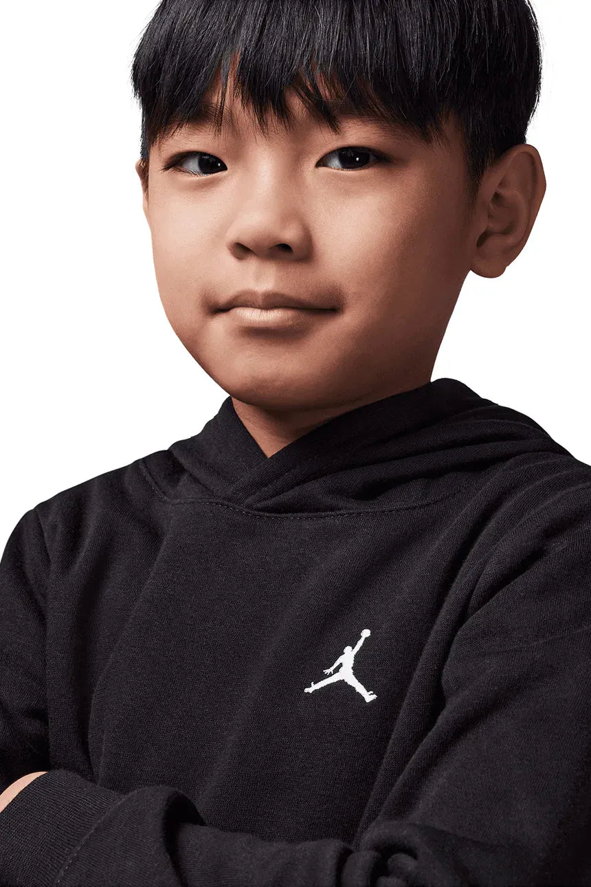 TUTA BAMBINO JORDAN JUMPMAN LOGO FLEECE SET – NERO - foto 6