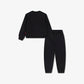 TUTA NEONATO JORDAN BROOKLYN FLEECE CREW – NERO - foto 2