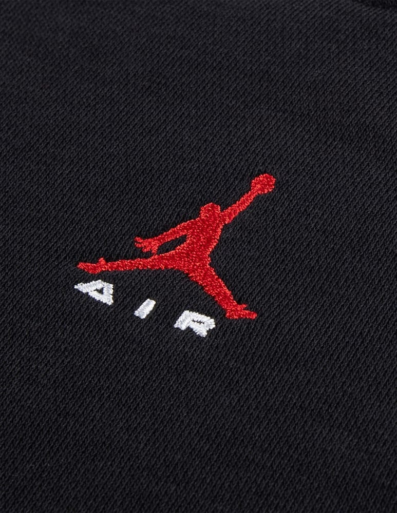TUTA NEONATO JORDAN BROOKLYN FLEECE CREW – NERO - foto 4