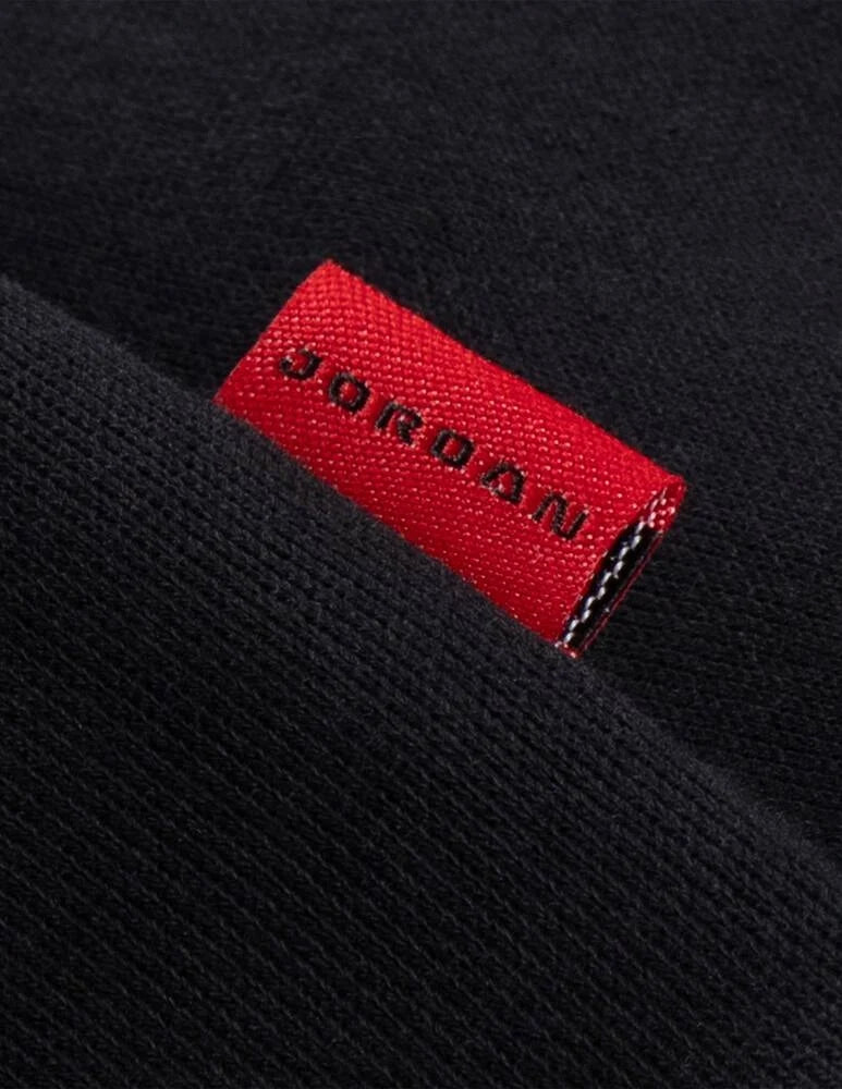 TUTA NEONATO JORDAN BROOKLYN FLEECE CREW – NERO - foto 5