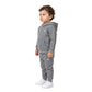 TUTA NEONATO JORDAN BROOKLYN FLEECE – GRIGIO - foto 3