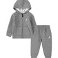 TUTA NEONATO JORDAN BROOKLYN FLEECE – GRIGIO - foto 4