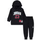 TUTA NEONATO JORDAN FLEECE SET – NERO - foto 2