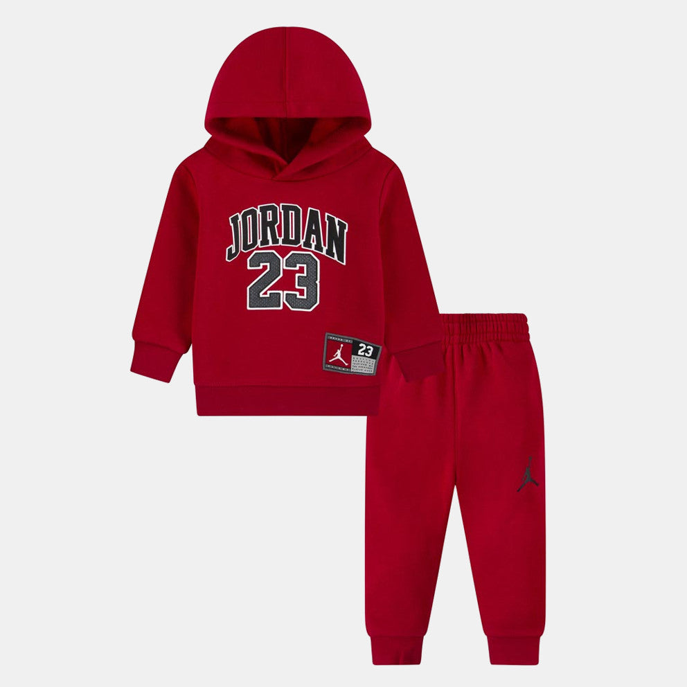 TUTA NEONATO JORDAN FLEECE SET – ROSSO - foto 2