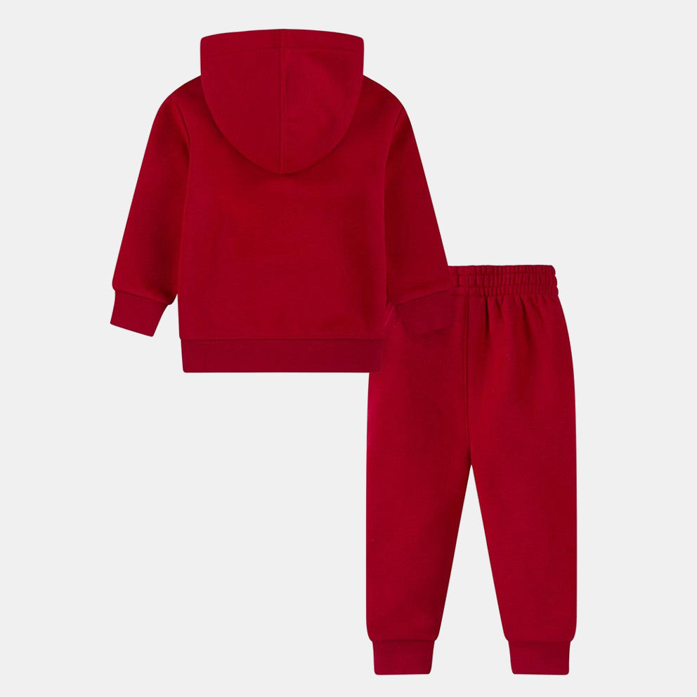 TUTA NEONATO JORDAN FLEECE SET – ROSSO - foto 3
