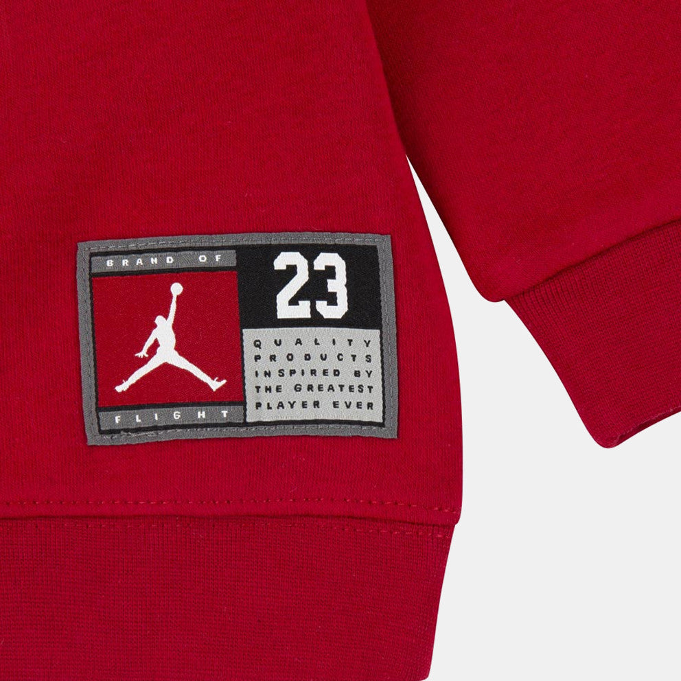 TUTA NEONATO JORDAN FLEECE SET – ROSSO - foto 4