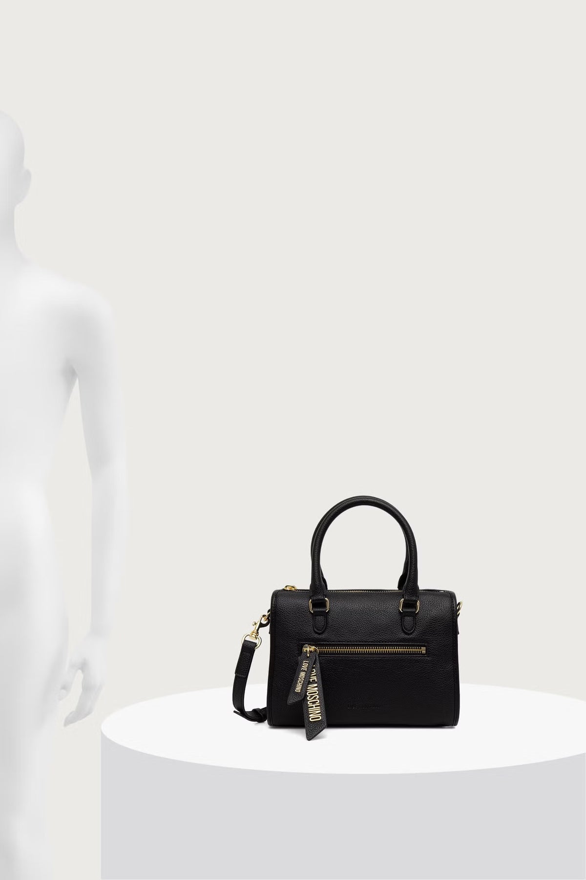 BORSA DONNA LOVE MOSCHINO CROSSBODY CON MANICI – NERO