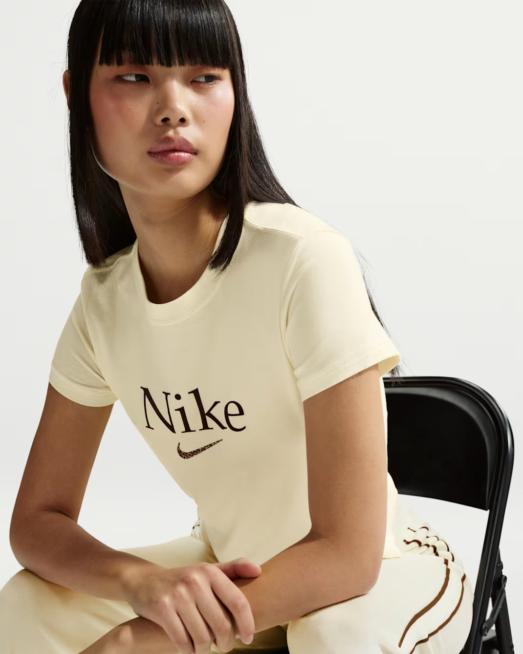 T-SHIRT SWOOSH MINI LEOPARD