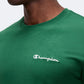 T-SHIRT UOMO CHAMPION ICONS LOGO RICAMATO – VERDE