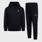 TUTA NEONATO JORDAN BROOKLYN FLEECE SET – NERO