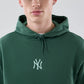 FELPA CON CAPPUCCIO NEW ERA NEW YORK YANKEES ESSENTIAL FLEECE – VERDE SCURO