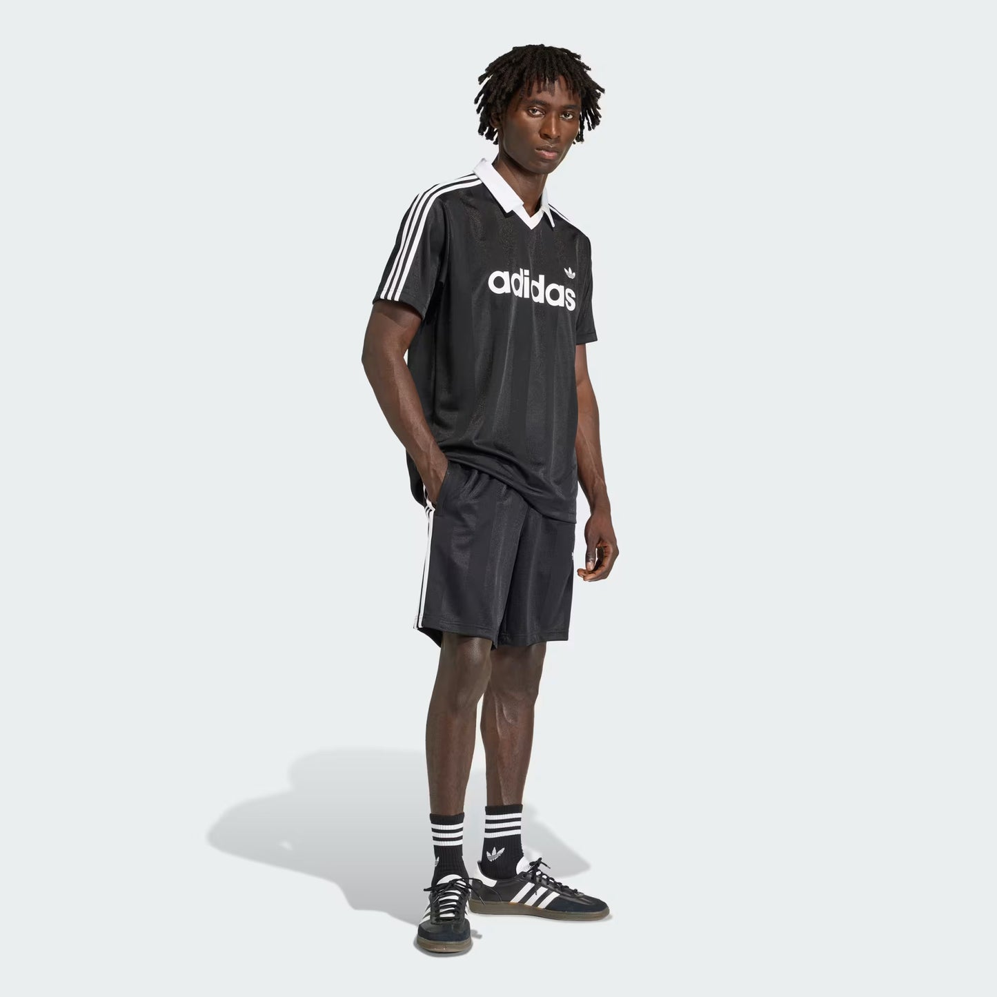 SHORT 3 STRIPES LOOSE ENGINEERED