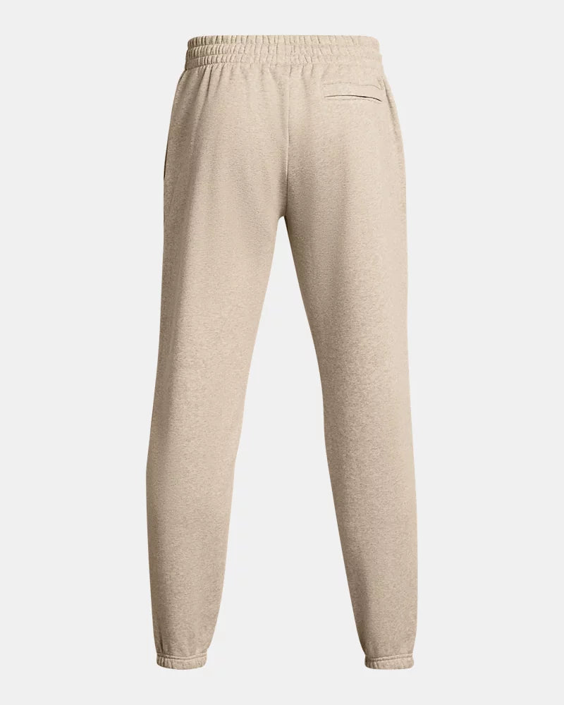 PANTALONI TUTA JOGGER UOMO UNDER ARMOUR ICON FLEECE IN MISTO COTONE – TIMBERWOLF TAUPE / BEIGE