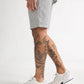 SHORT TWILL CHINO MISTO LINO
