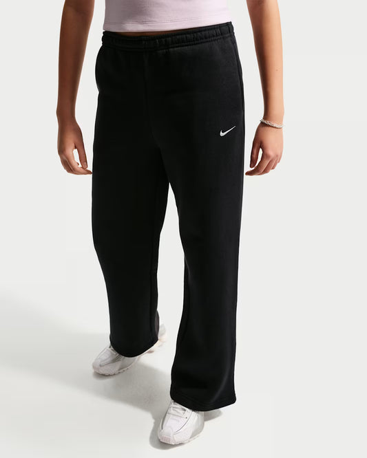 PANTALONI RAGAZZA NIKE STUDIO FLEECE BAGGY – NERO