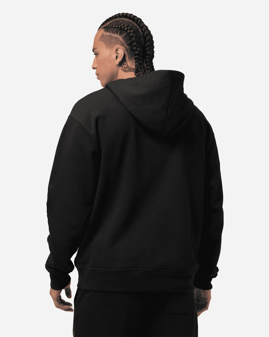 FELPA UOMO JORDAN BIG LOGO CAPPUCCIO – NERO